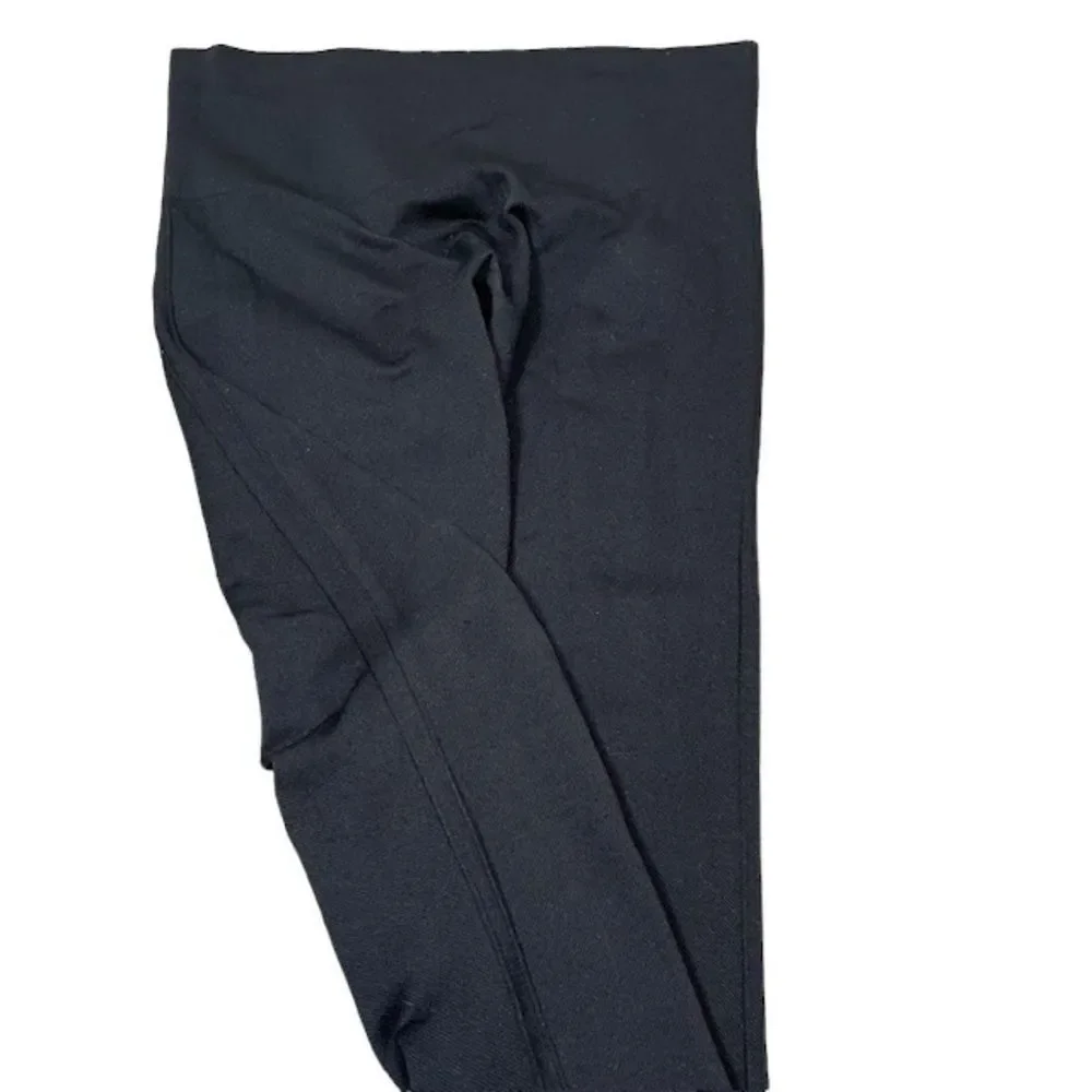 SPANX Look At Me Now Black‎ Leggings Light Texture with Inseam Size Medium
